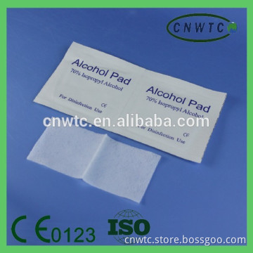 sterile 70% isopropyl alcohol pad